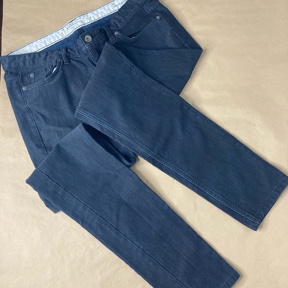 Lands' End Canvas 1963 super slim fit size 9 jeans in dark blue like new! - Picture 13 of 16